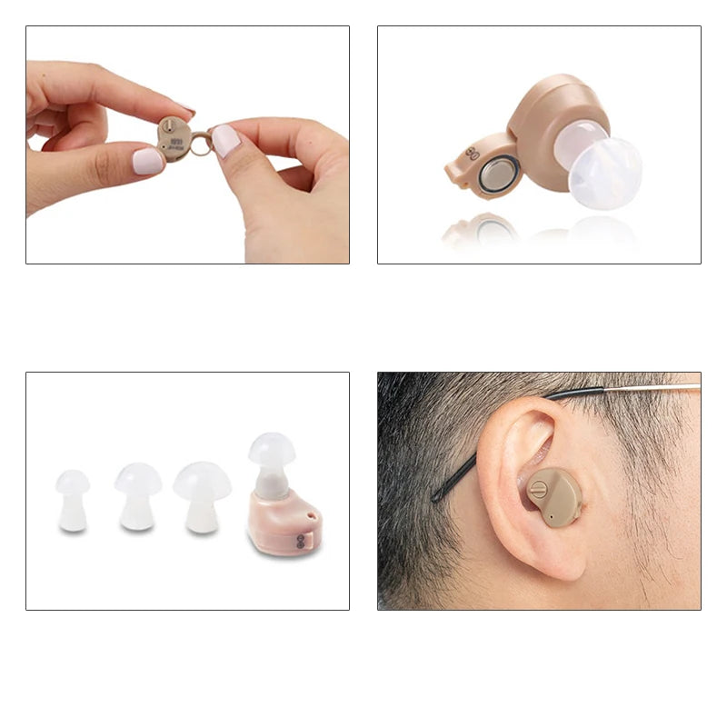 Hearing Aids Ear Sound Amplifier Hearing Aid for Senior Elderly Moderate Hearing Loss Deaf Mechanical Audifono Hearing Amplifier