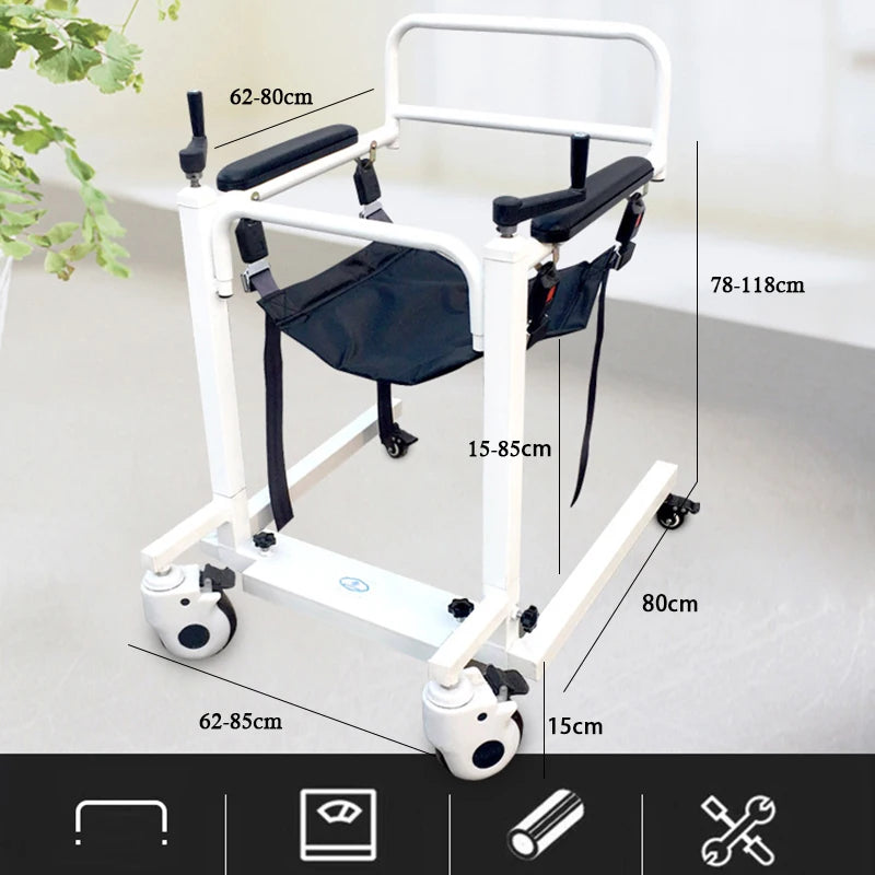 New Design Hydraulic Manual Lift Home Hospital Nursing Home Mobile Detachable Elderly Patient Manual Lift Shift Machine