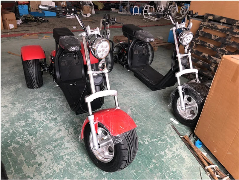 Electric Motorcycle Tricycle 3 Wheels Self-Balancing Handicapped Scooter Outdoor Adult Bicycle Bike for Sale