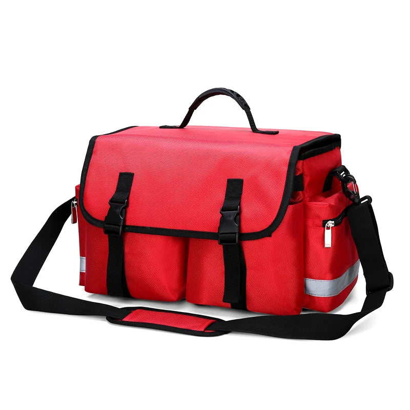 New Empty First Aid Bag Cars Portable Medical Outdoor Emergency Survival Kit For Camping Travel Large Size Multi-pocket