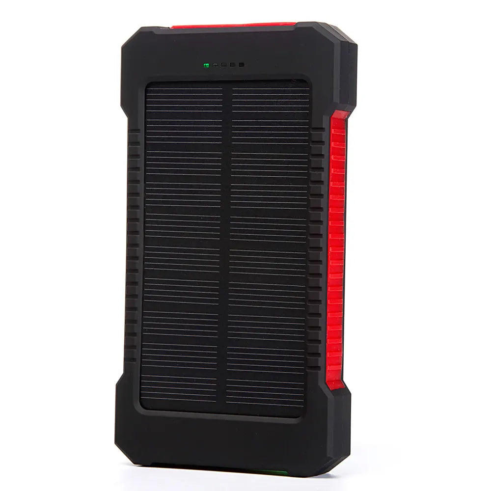 Solar Power Bank 20000mah Portable Waterproof External Battery Powerbank 20000 mah Phone Charger LED PoverBank For iphone huawei