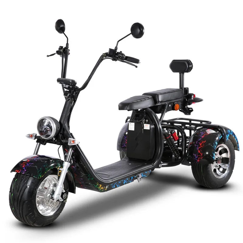 Electric Motorcycle Tricycle 3 Wheels Self-Balancing Handicapped Scooter Outdoor Adult Bicycle Bike for Sale