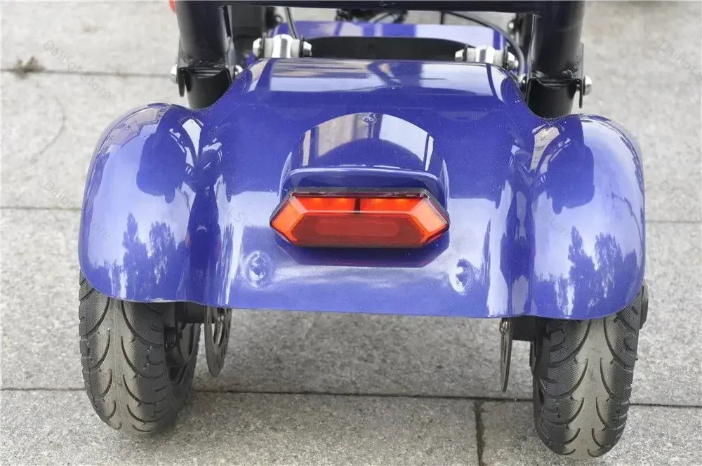 Foldable 4 Wheel Mobility Scooter Senior Disabled 500W 36V All Terrain Mobility Scooter For Adults With Large Comfortable Seat