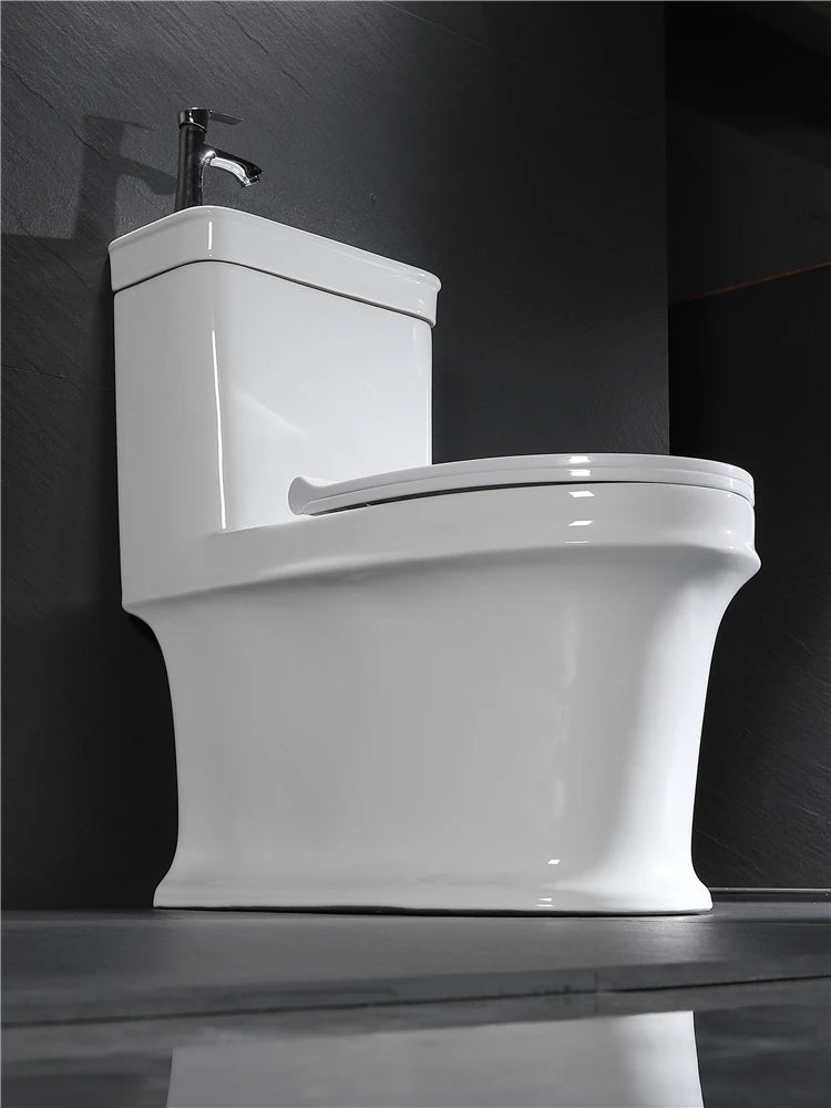 Toilet Water Tank with Wash Basin Integrated Pumping Household Small Apartment Two-in-One Wall Rear Toilet