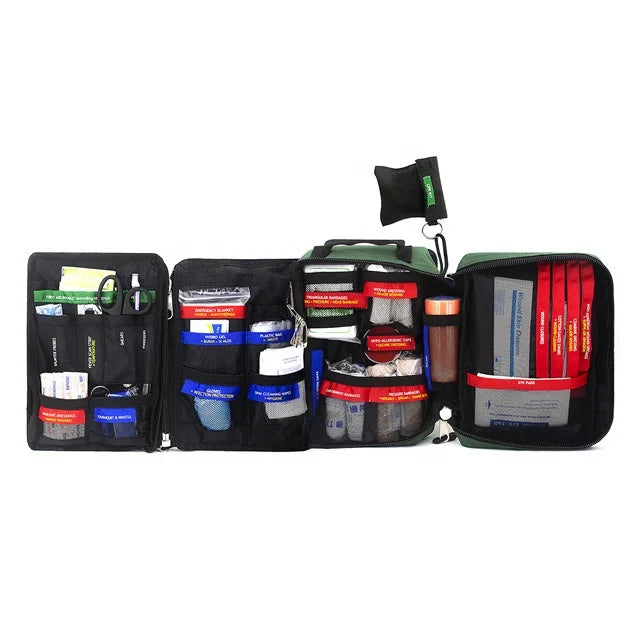 255PCS Multi-purpose Med Kit First Aid Kits For Outdoor Homes Car Trips Schools Hiking Trips And Portable Medical Emergency Kit