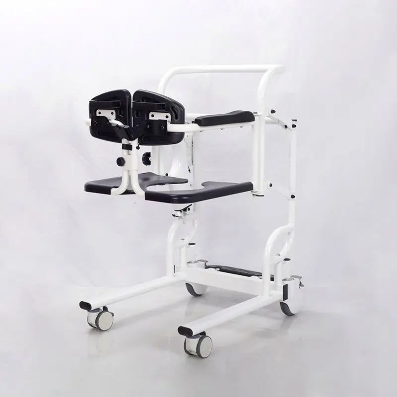 Toilet Wheelchair For The Disabled Wheel Chair Foldable With  Pedal Lifting Commode Transfer Open At Back Electric Seat