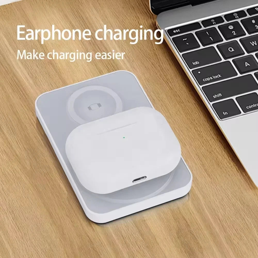 Magnetic Power Bank For iphone Airpods Apple Watch Wireless Charger 3 in 1 Macsafe Powerbaknk Portable Auxiliary Battery Pack