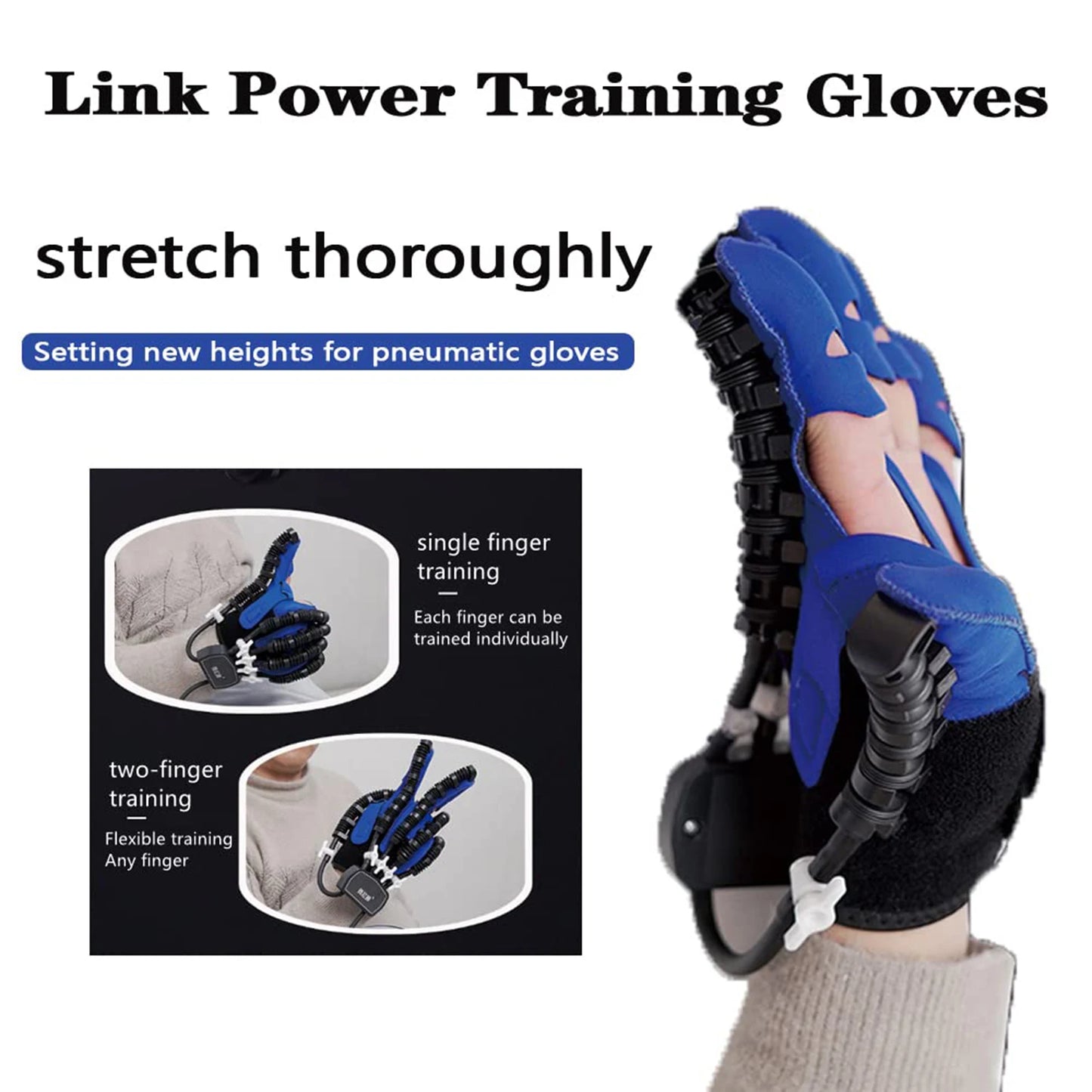 New Technology Physical Therapy Equipment Finger Exerciser Flexibility Training Hand Stroke Robotic Rehabilitation Robot Gloves