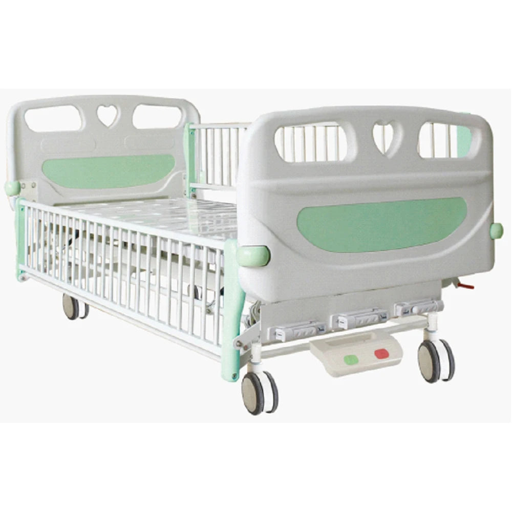 Iron bed with toilet for disabled patient Medical Furniture ICU 5 Function electric adjustable bed hospital care unit