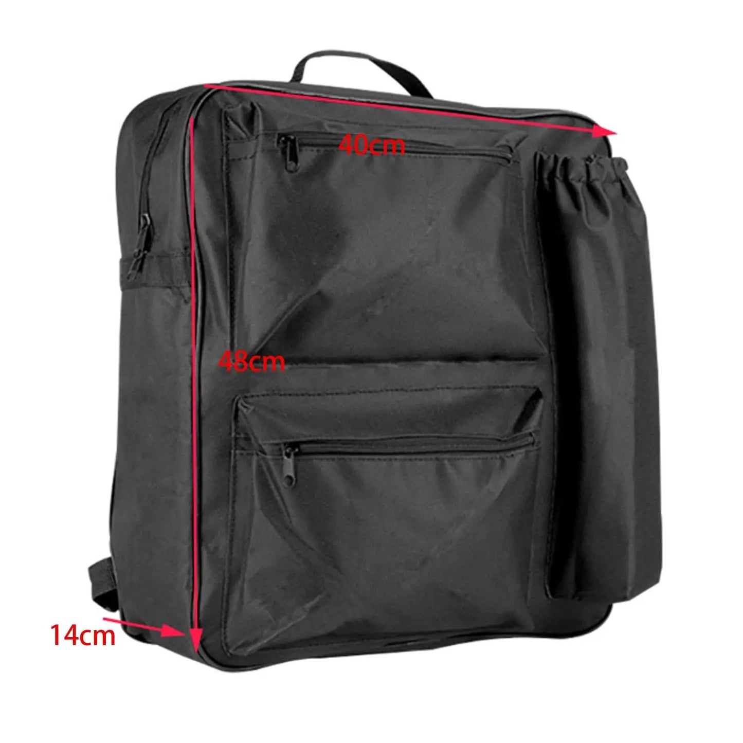 Wheelchair Backpack Bag Hang on Back Compact Portable Transport Chair Bag Wheelchair Accessories Bag for Elderly Senior Adult