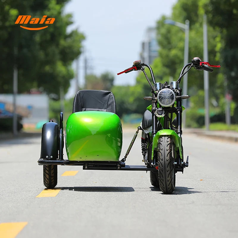 Factory hot selling cheap Electric trike Adult Halley Scooter 3 Wheel Electric tricycle With Sidecar