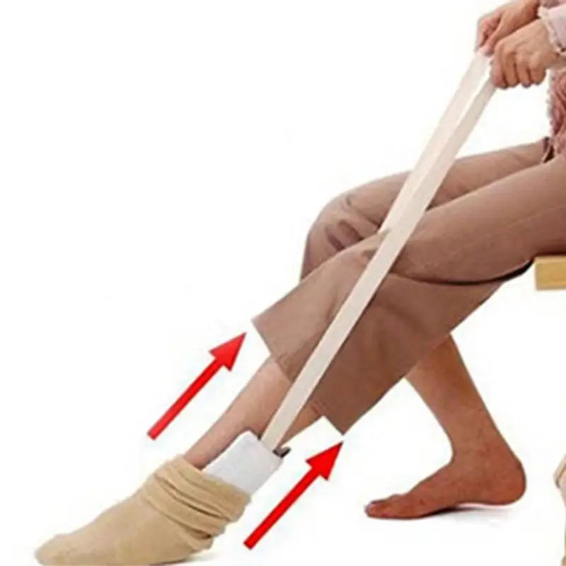 Sock Slider Stocking Aid Helper Put Sock On No Bending Shoe Horn Sock Puller Suitable For Pregnancy Elderly Dressing Aids Tools