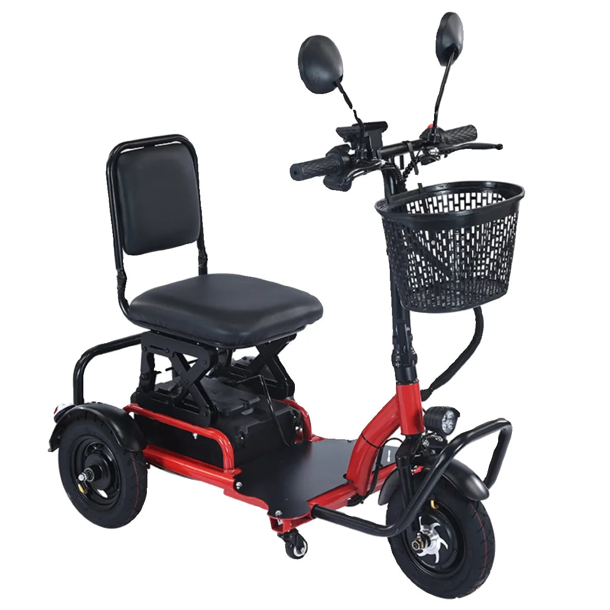 cheap high end 2024 new tricycle heavy load handicap disabled 3 wheel folding city bike electric scooter trike