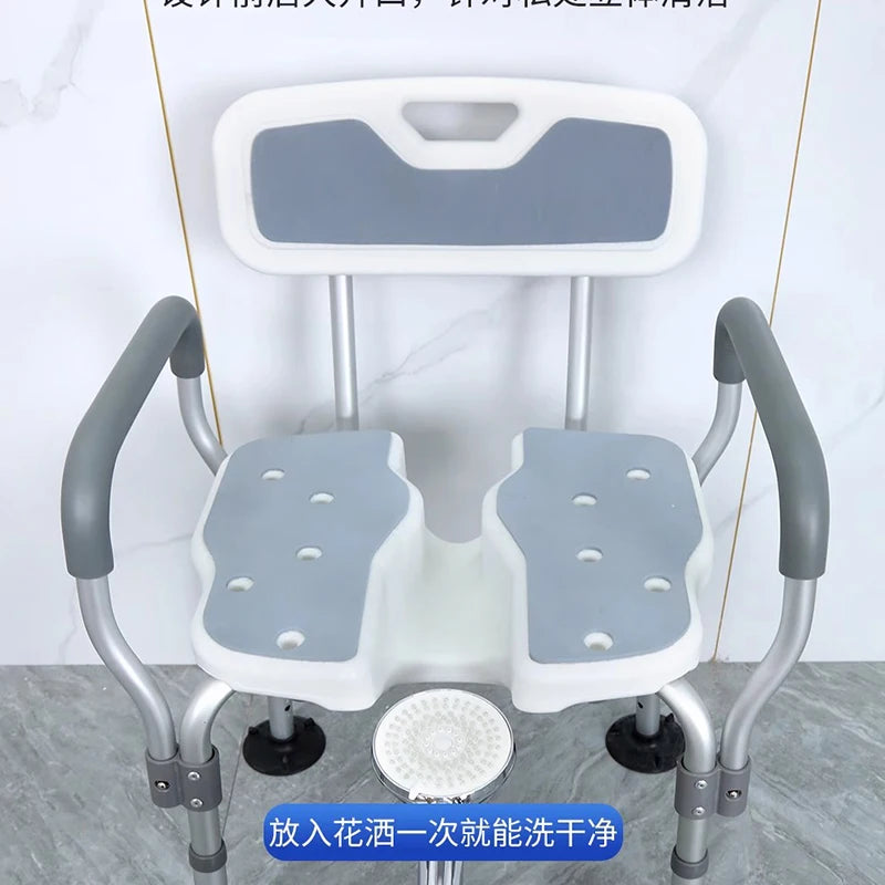 Folding Step Bathroom Chair Shower Minder Potty Elderly Medical Storage Stool Disabled Designer Nordic Tabouret Trendy Furniture