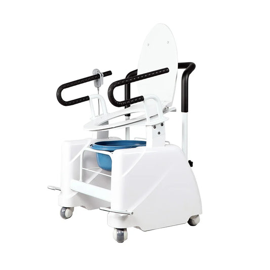 New Design Patient Transfer Lift Electric Lift Automatic Disabled Electric Toilet Chair Commode Chair Lift Wheelchair