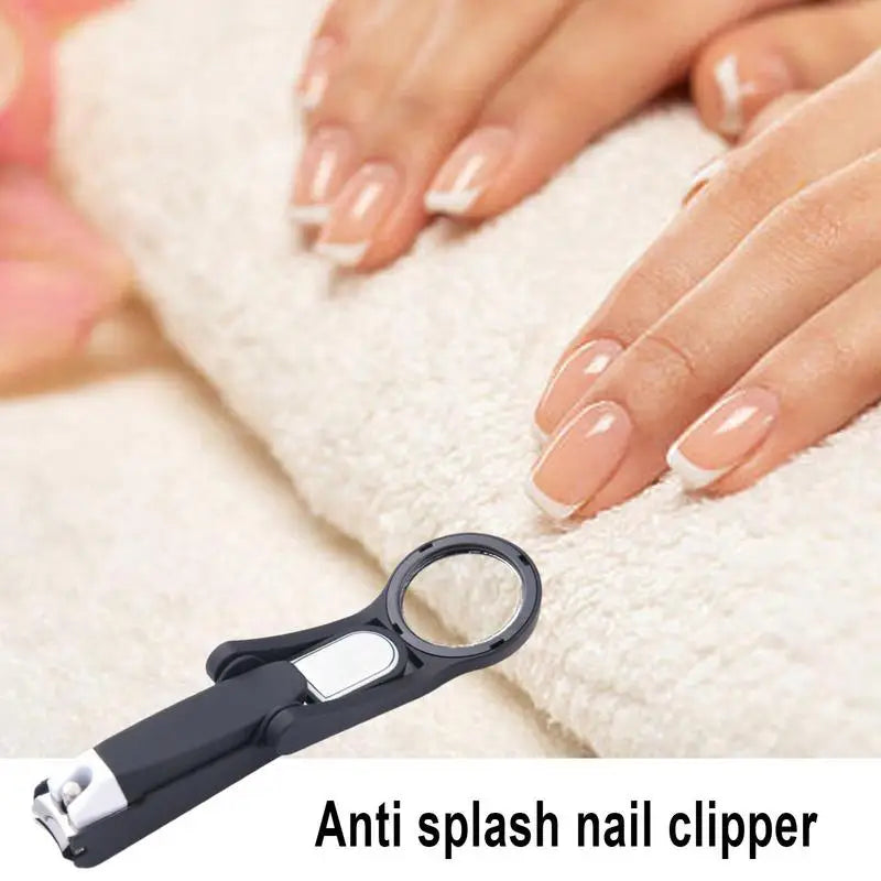 Nail Clippers For Seniors Easy Grip Anti-Splash Cutters For Nails Adults Manicure Accessories For Salon Massage Parlor Home