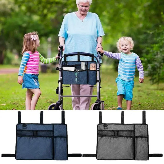 Wheelchair Bag Waterproof Wheelchair Pouch Portable Pocket Suitable For Most Walking Wheels Armrest Side Storage Bag Accessory