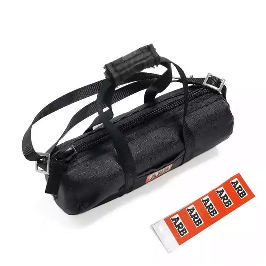 Black Waterproof travel bag uggage bag mood piece for  for 1/8 1/10 RC Crawler Car Axial SCX10 Traxxas TRX4 D90