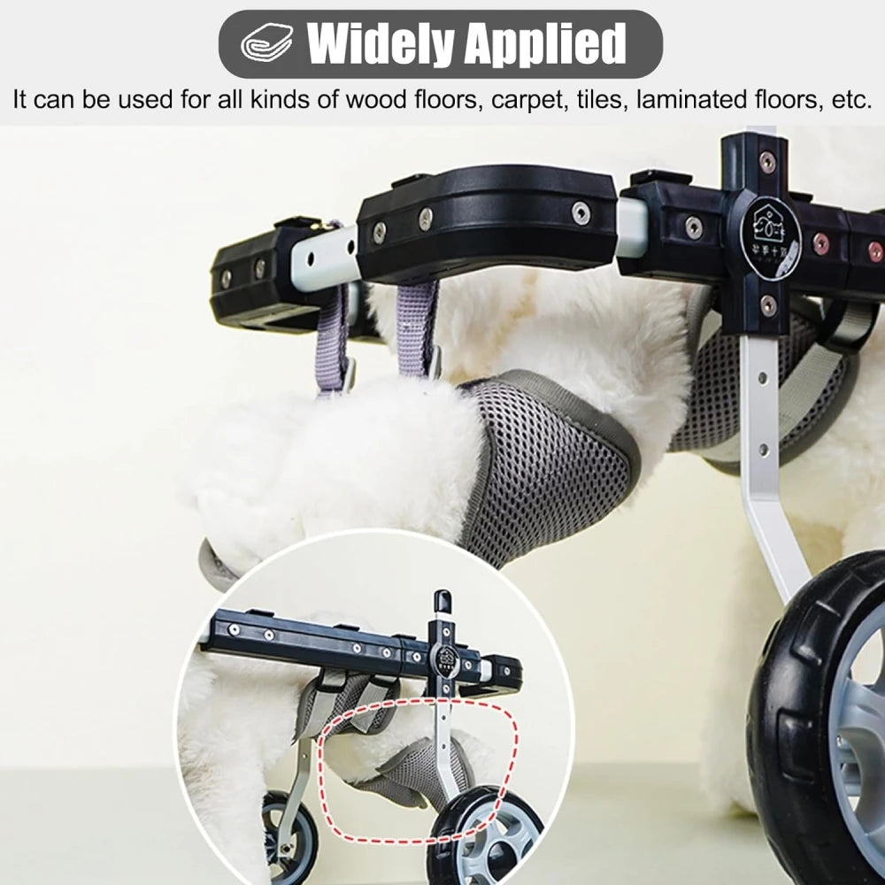 Dog And Cat Hind Leg Wheelchair Adjustable Dog Hind Leg Wheelchair Disabled Pet Walker With Hind Leg Support And Hip Support