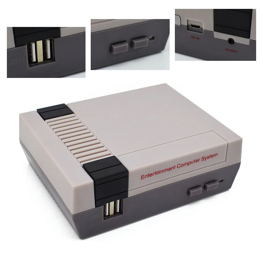 Built-in 620 Classic Retro Games Video Game Console NES 8 Bit 2 Players Support AV Output For TV Handheld Children's Toys Gift