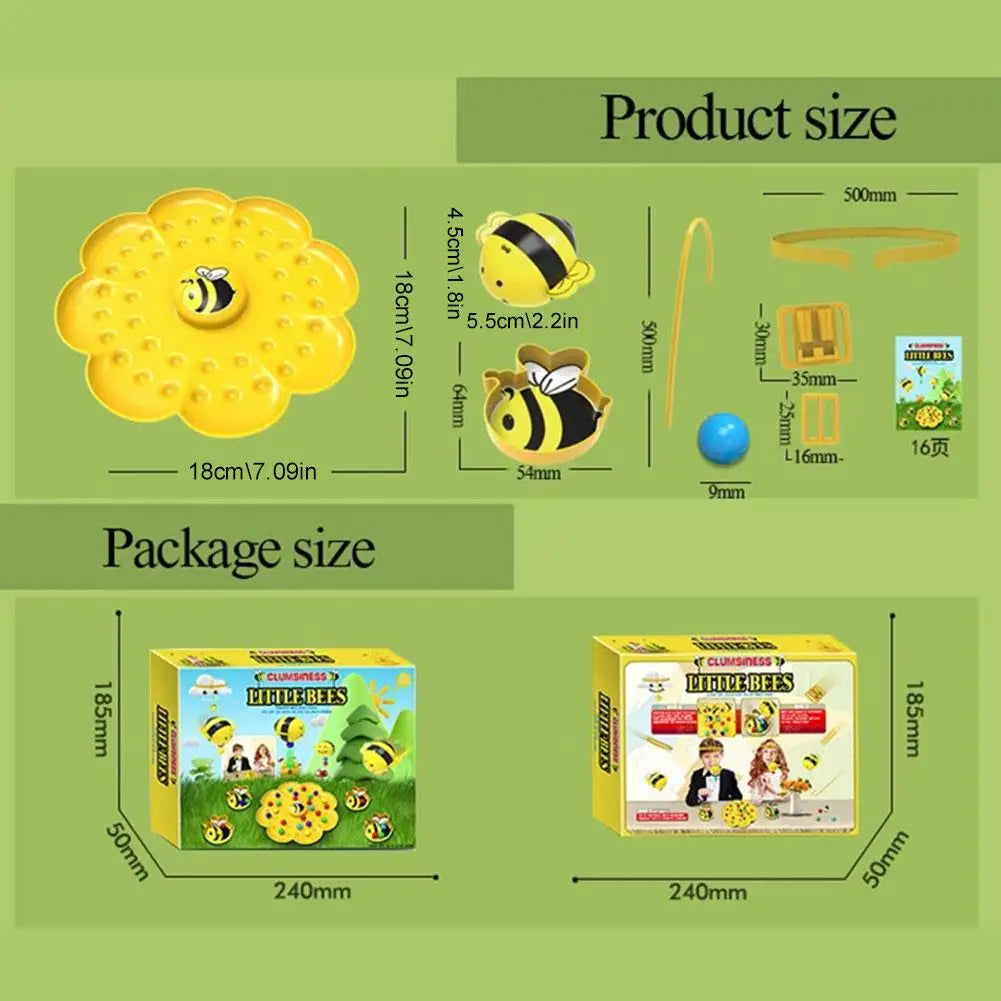 Little Bumblebee Board Game Puzzle Fishing Toy Interactive Educational Toys For Kids Christmas Gift Family Multi-functional Game