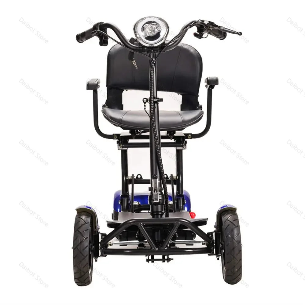 Foldable 4 Wheel Mobility Scooter Senior Disabled 500W 36V All Terrain Mobility Scooter For Adults With Large Comfortable Seat