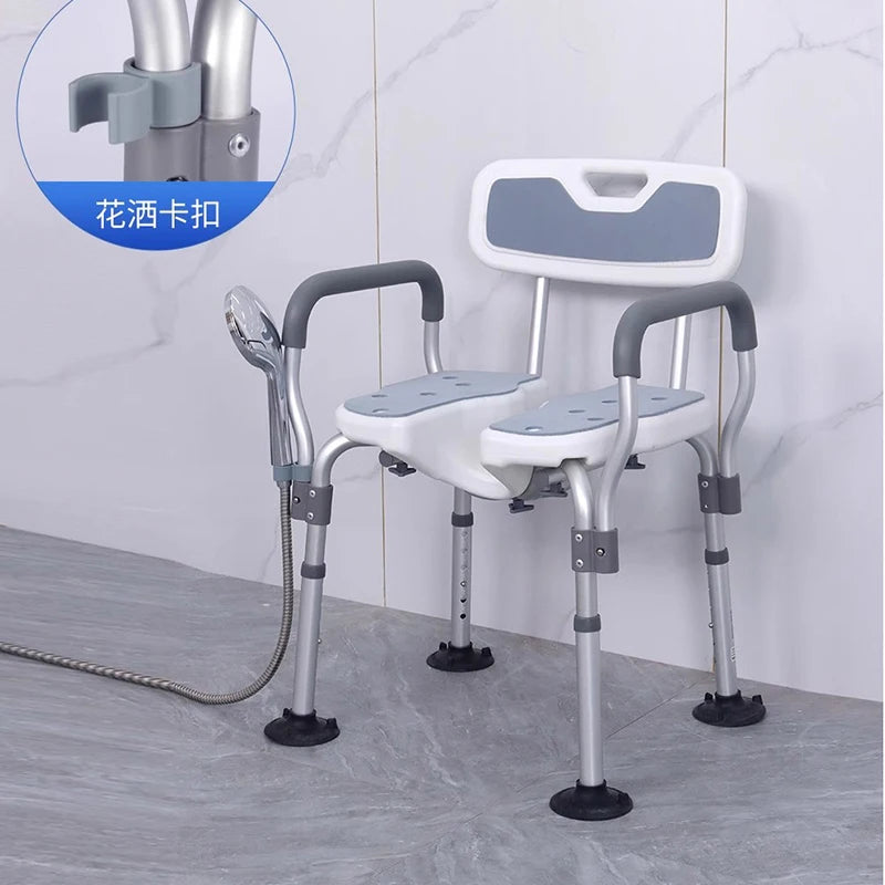 Folding Step Bathroom Chair Shower Minder Potty Elderly Medical Storage Stool Disabled Designer Nordic Tabouret Trendy Furniture