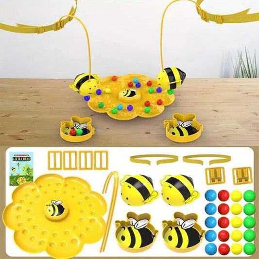 Little Bumblebee Board Game Puzzle Fishing Toy Interactive Educational Toys For Kids Christmas Gift Family Multi-functional Game