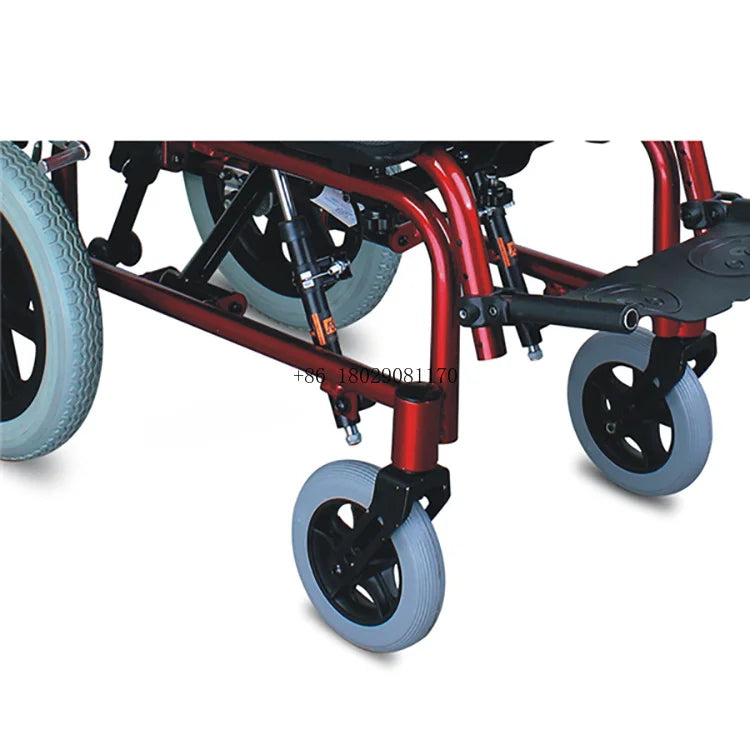 medical manual wheelchair with reclining backrest children cerebral palsy wheelchair factory wholesale