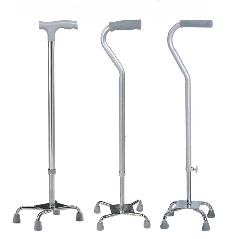 New products handicapped walking cane with 4 legged walker stick