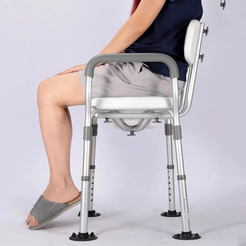 Folding Step Bathroom Chair Shower Minder Potty Elderly Medical Storage Stool Disabled Designer Nordic Tabouret Trendy Furniture