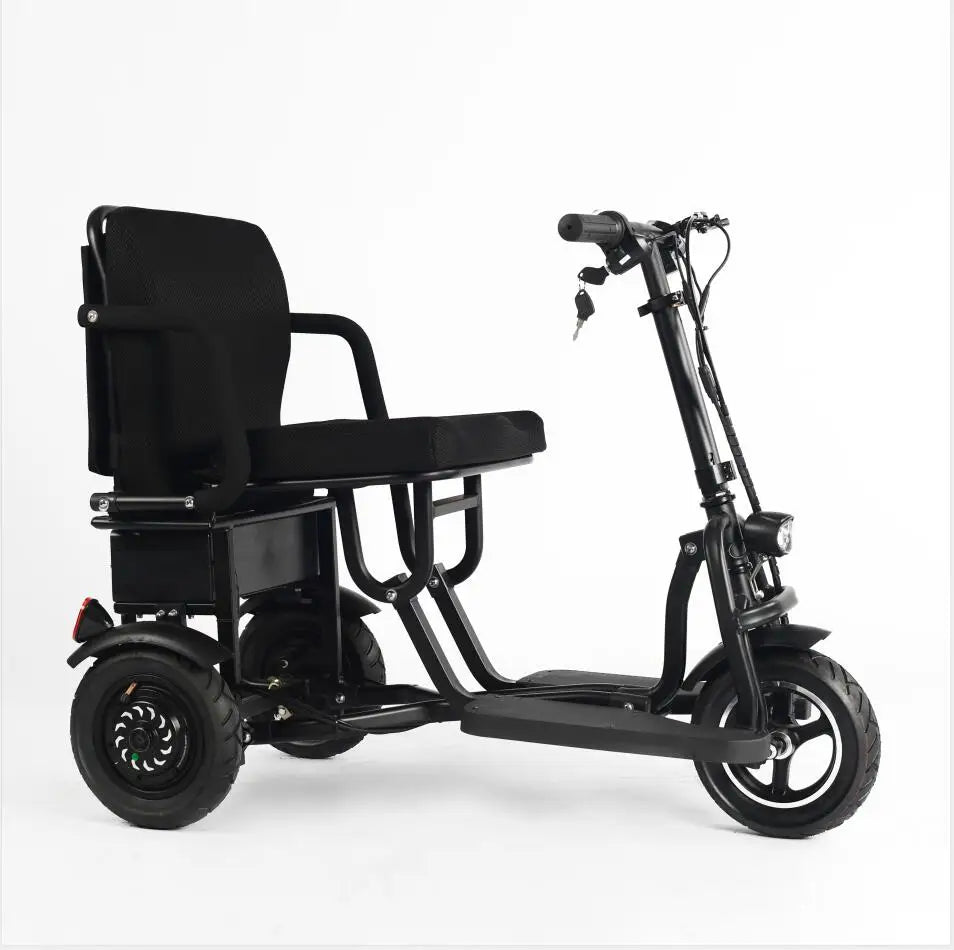 disabled handicapped folding 3 4 wheels trike electric mobility scooter for old people