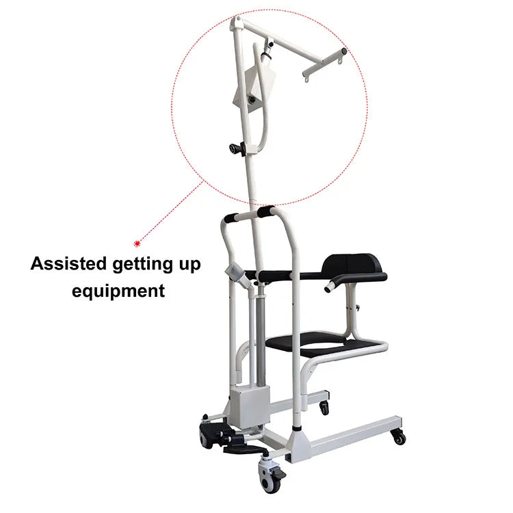 Senyang medical wheel toilet hydraulic lift chair move nursing patient transfer commode chair