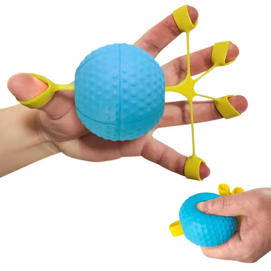 Hand Therapy Grip Strengthener Ball Stretcher Finger Pow Fitness Arm Exercise Muscle Relex Recovery Rehabilitation Equipment