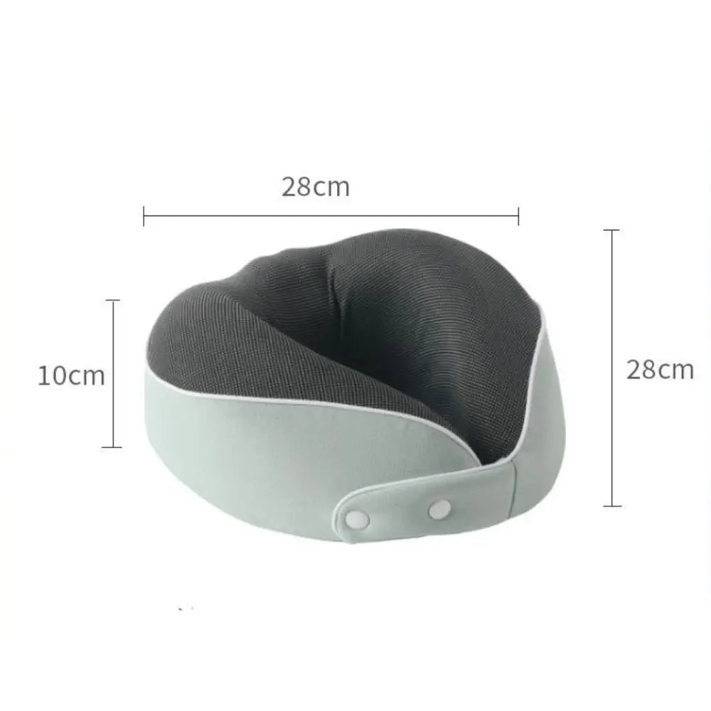 Gift U-shaped Travel Neck Pillow Carry Portable Memory Cotton Neck Pillows 360 Degree Protection Pillowcase Storage Bag