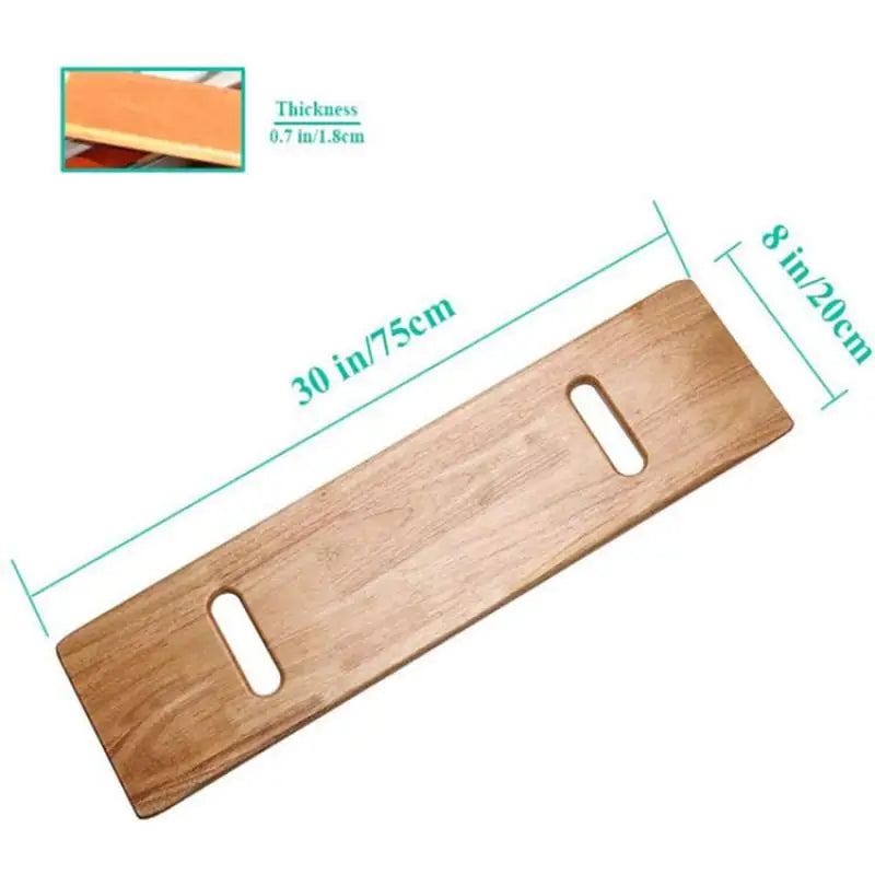 Washable Wooden Transfer Board Move Assist Slide Transfers Board Plate for Patient Senior Elderly Care Transfer Plate