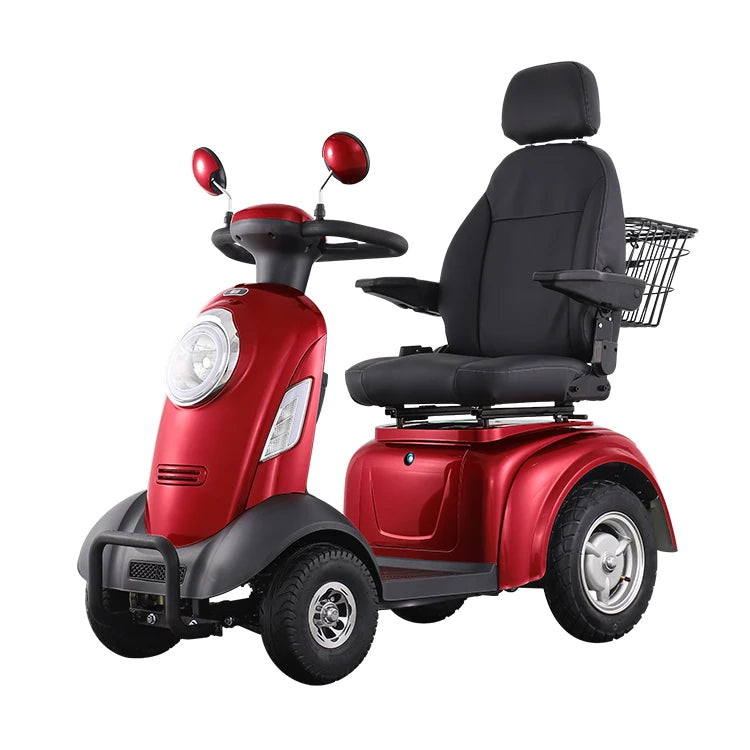 Seats Electric Scooter Magnetic Brake 20km/h 4 Wheel Mobility Scooter CE for Elderly and Disabled People