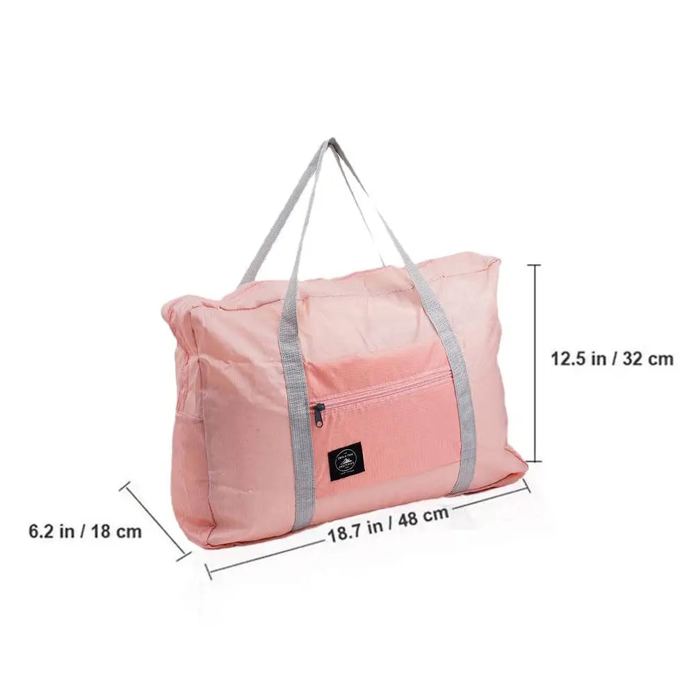 5 Colors Nylon Foldable Travel Bags Large Capacity Dropshipping Handbags Unisex Travel Men Bag Luggage Bags Women WaterProo F3A3