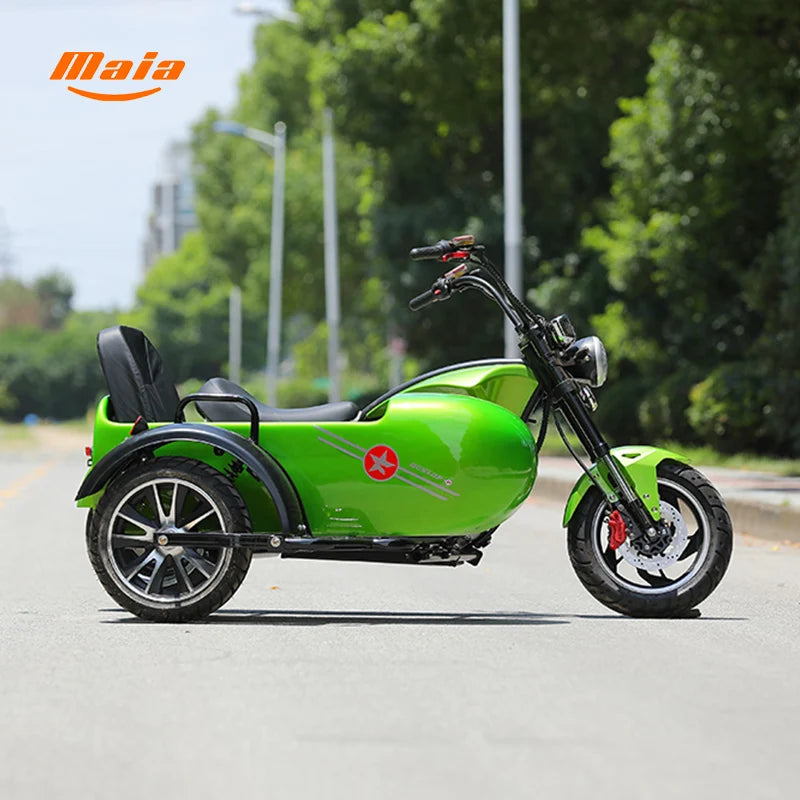 Factory hot selling cheap Electric trike Adult Halley Scooter 3 Wheel Electric tricycle With Sidecar