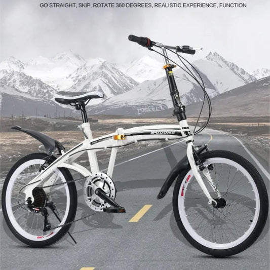 20 Inch Portable Foldable Adult Bicycle Disc Brake Variable Speed Road Bike Can Be Customized For Children's Mountain Bikes 2024