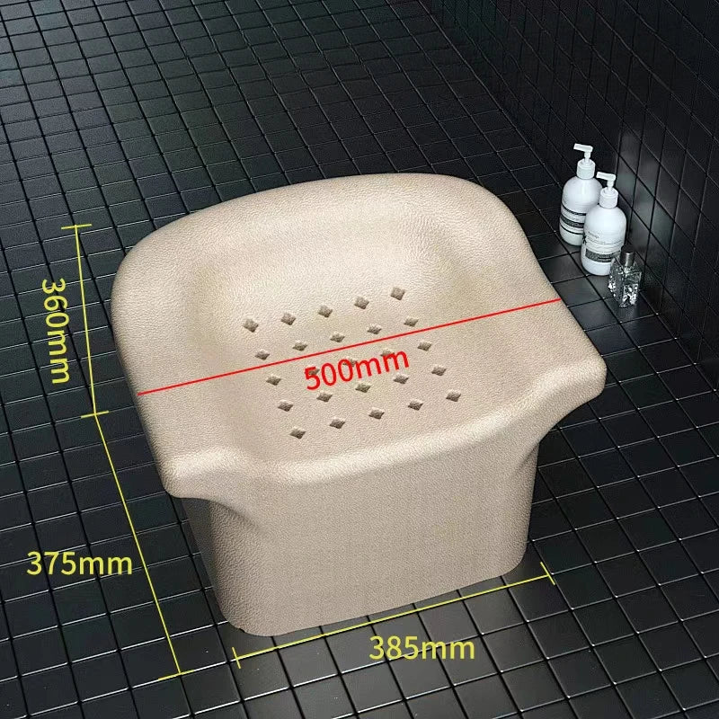 Sitting Shower Bathroom Chair Nonslip Adults Accent Squatty Potty Shower Chair Cute EPP Mini Chaise Salle De Bain Furniture Home