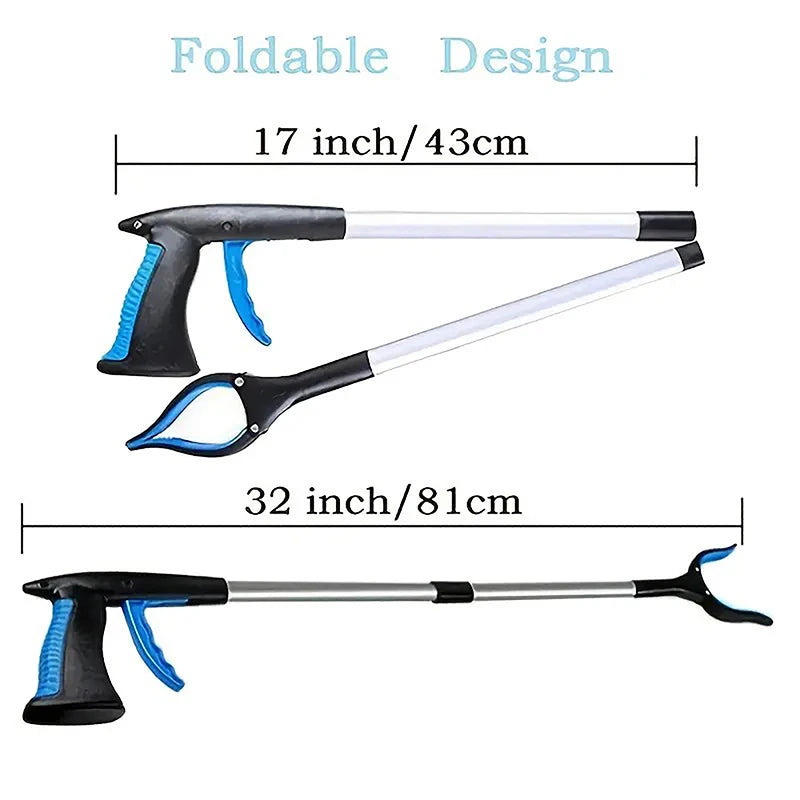 1Pc Foldable Gripper Extender Hand Tools Litter Reachers Pickers Collapsible Garbage Grabber Pick Up Tools Grabbers