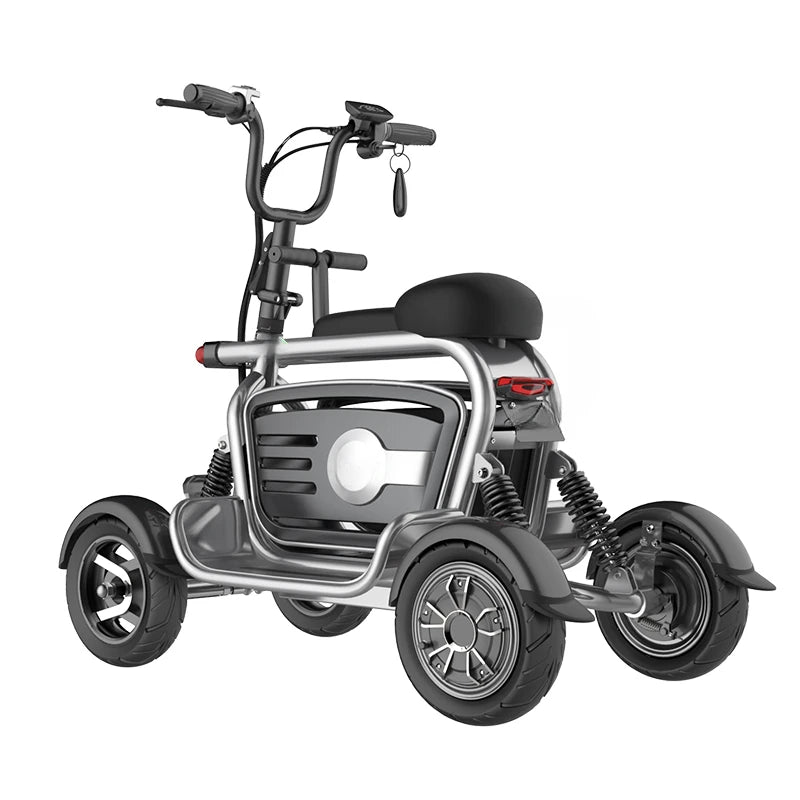 Electric Scooter 4 Wheel Mobility Electric City Bike Electric tricycle 800W for Older Adults