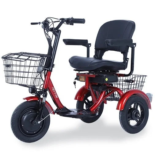 wholesale low speed long range removeable battery  tricycle 3 wheel adult  handicap scooter electric bike