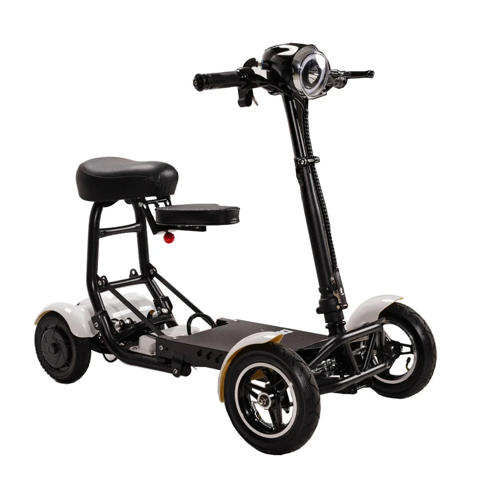 enhance  foldable perfect travel  transformer 4 wheel  electric folding mobility scooter convenient for elderly travel