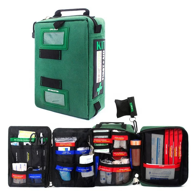 255PCS Multi-purpose Med Kit First Aid Kits For Outdoor Homes Car Trips Schools Hiking Trips And Portable Medical Emergency Kit