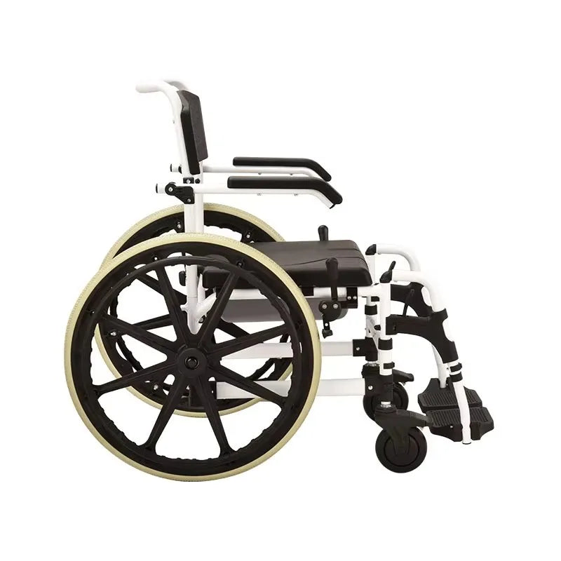 Wholesale Lightweight Stroller Wheelchair Adults For Seniors Aluminum Wheelchair Commode Wheelchair Oem Commode Factory