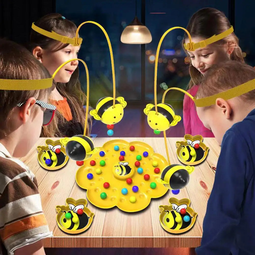 Little Bumblebee Board Game Puzzle Fishing Toy Interactive Educational Toys For Kids Christmas Gift Family Multi-functional Game