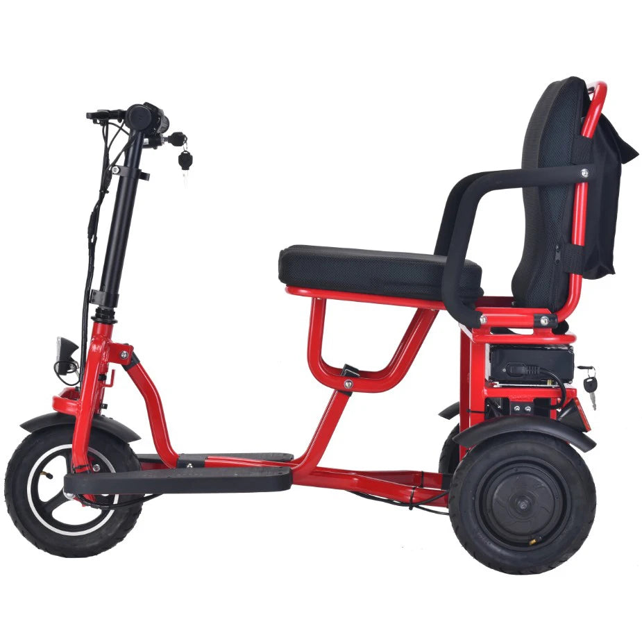 disabled handicapped folding 3 4 wheels trike electric mobility scooter for old people