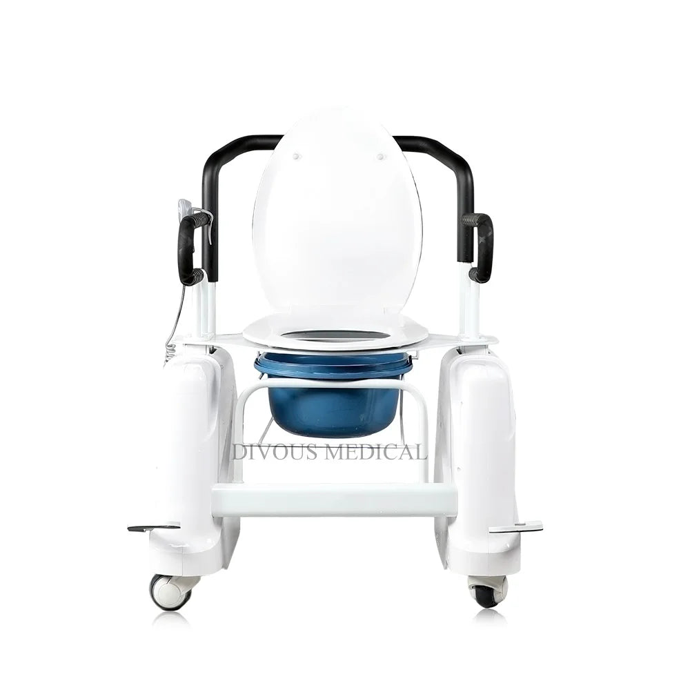 Hot Sale Electric Transfer Lift Commode Wheelchair Transfer Bath Chair With Toilet Multi-purpose Nursing Transit Wheelchair